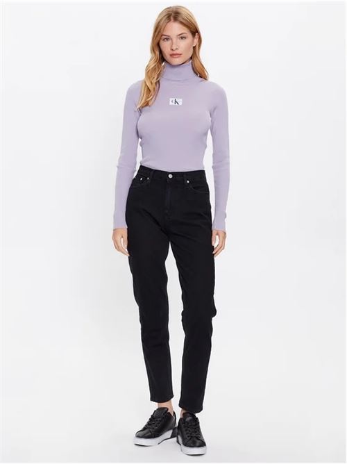 badge roll neck sweater CALVIN KLEIN JEANS | J20J221688PC1